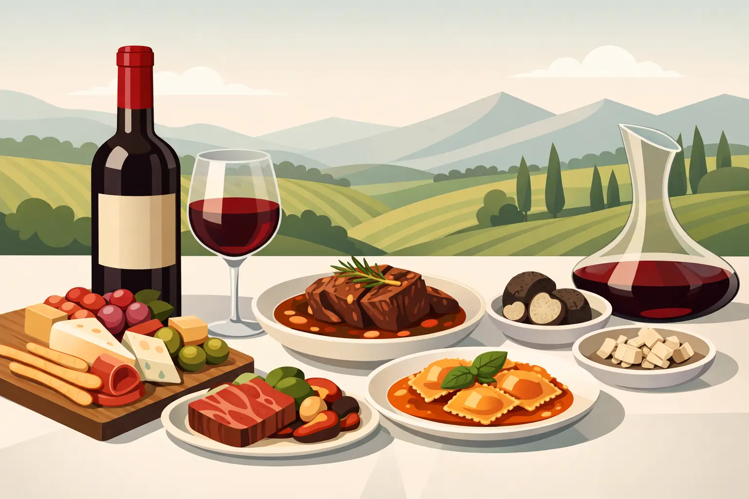 Best Food Pairings for Barolo at the Table